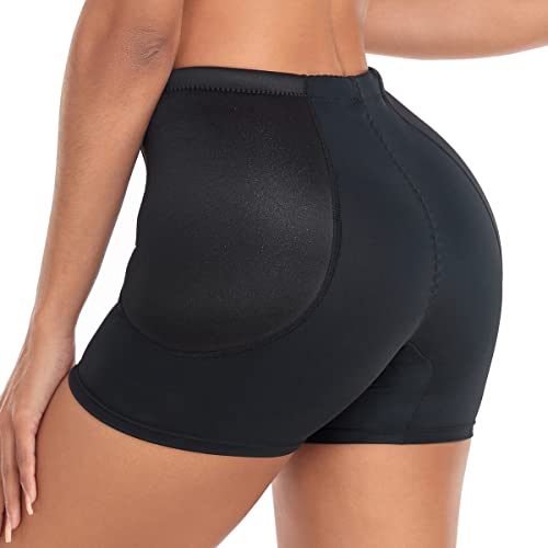 Vevarble Damen Butt Lifter Miederslips Hip Enhancer Shapewear Padded Push Up Gepolsterter Unterhose Leggings Body Shaper Miederpants (L-Black) von Vevarble