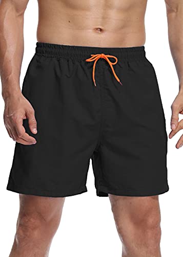 Vevarble Herren Badeshorts mit Innenhose Badehose Sommer Kurze Strandshorts Schnelltrocknend Boardshorts Wassershorts H/XXL von Vevarble