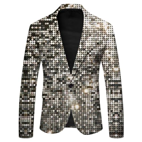 Vexuqedy Anzugjacken für Herren Elegant Glitzer Sakko Sportlich Modern Regular Fit Anzug Slim Fit Sportsakko Party Festlich Abschlussball Freizeitjacke Anzugsakko Stilvolle Blazer Mäntel Vexuqedy Anzugjacken für Herren Elegant Glitzer Sakko Sportlich Modern Regular Fit Anzug Slim Fit Sportsakko Party Festlich Abschlussball Freizeitjacke Anzugsakko Stilvolle Blazer Mäntel von Vexuqedy