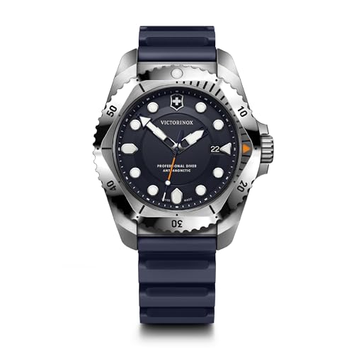 Victorinox Dive Pro 43 mm Armbanduhr, Blau von Victorinox