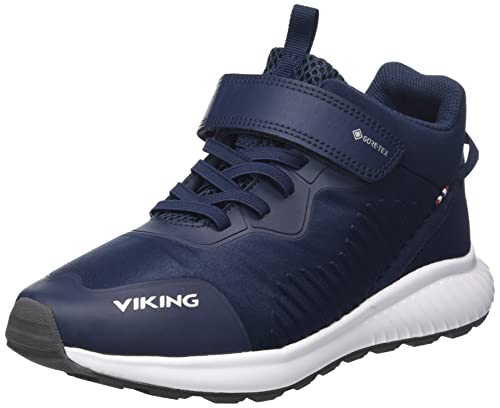 Viking Aery Tau Mid GTX Rain Shoe Unisex Kinder, Navy, 35 EU Schmal von Viking