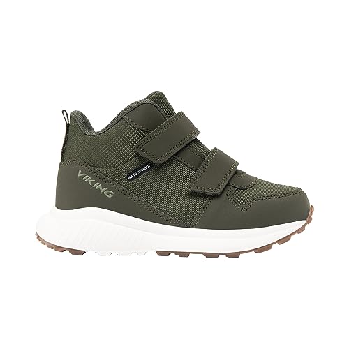 Viking Aery HOL Mid WP Walking Shoe, Olive, 25 EU Schmal von Viking