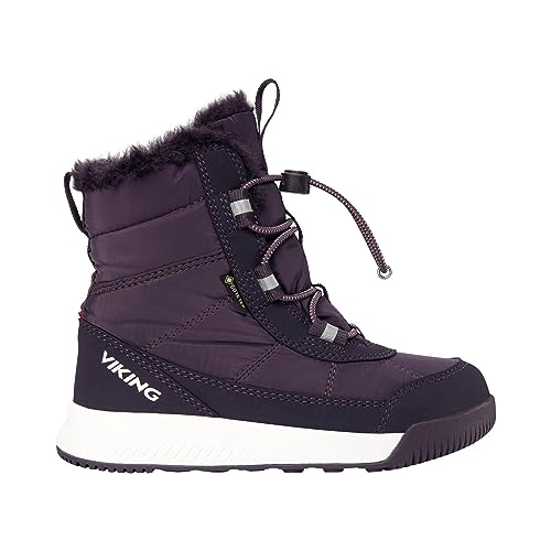 Viking Aery Warm GTX SL Snow Boot, Aubergine/Purple, 29 EU von Viking