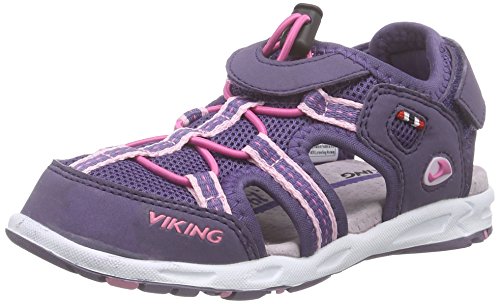 Viking Thrill, Unisex-Kinder Sandalen, Violett (Purple/Pink 1609), 32 EU von Viking