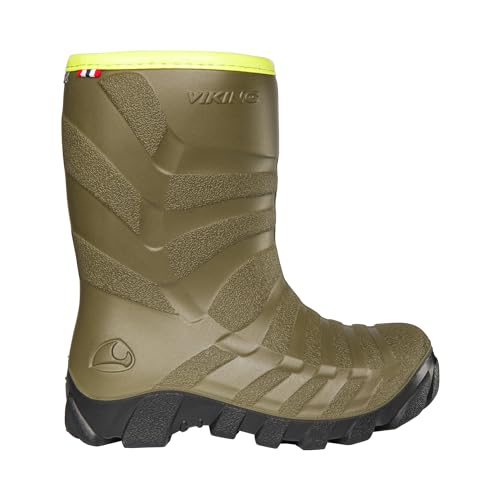 Viking Ultra Warm Snow Boot, Khaki/Black, 29 EU von Viking