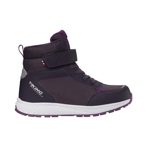 Viking Equip Warm WP 1V Snow Boot, Aubergine/Purple, 39 EU von Viking