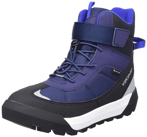 Viking Kids Expower Warm Gtx 1c Sl Blau - Gore-Tex Isolierter wasserdichter Kinder Gore-Tex Winterschuh, Größe EU 33 von Viking