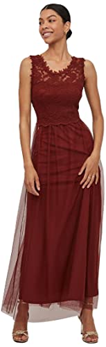 Vila Damen Vilynnea Maxi - Noos Dress, Fired Brick, 42 EU von Vila