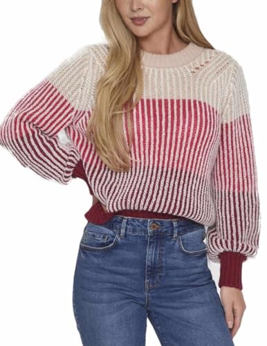 Visalina L/S O-Neck Knit Top/Pb von Vila