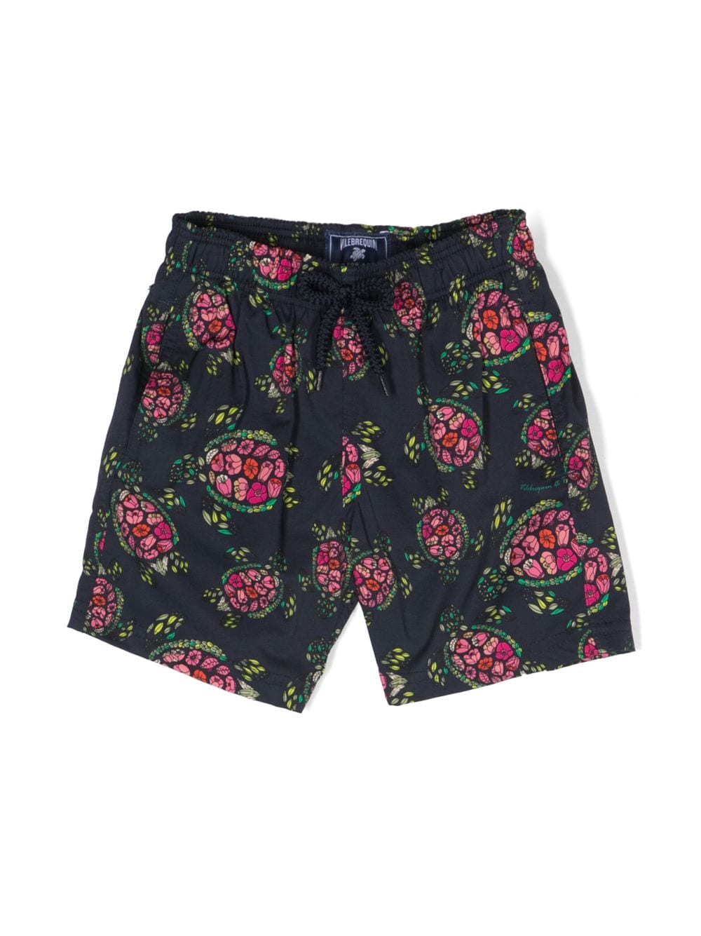 Vilebrequin Kids Badeshorts mit Blumen-Print - Blau von Vilebrequin Kids