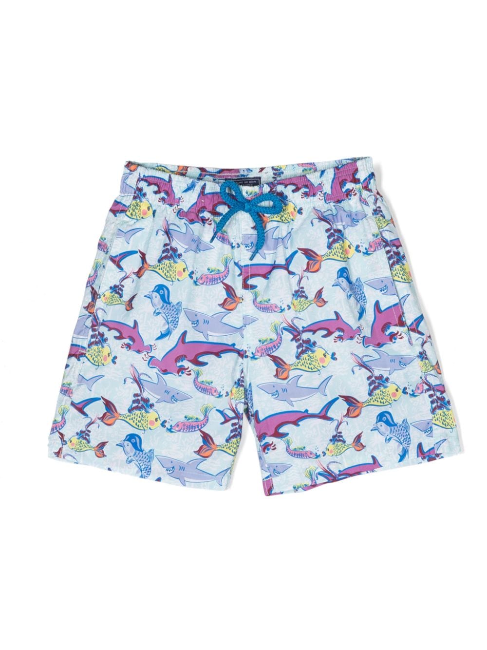 Vilebrequin Kids Badeshorts mit Fische-Print - Blau von Vilebrequin Kids