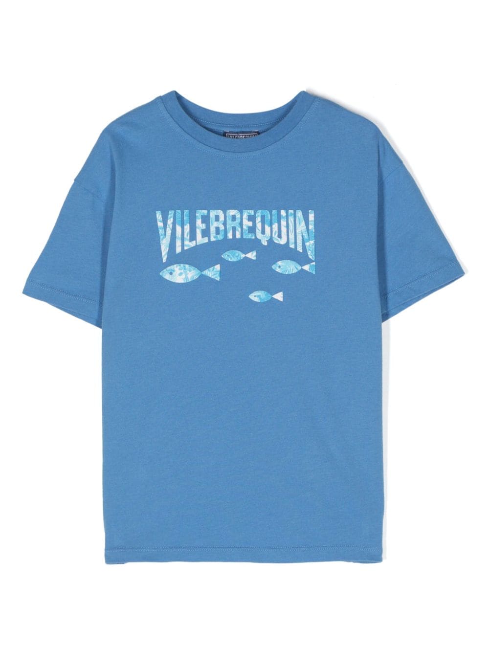 Vilebrequin Kids T-Shirt mit vorstehendem Logo - Blau von Vilebrequin Kids