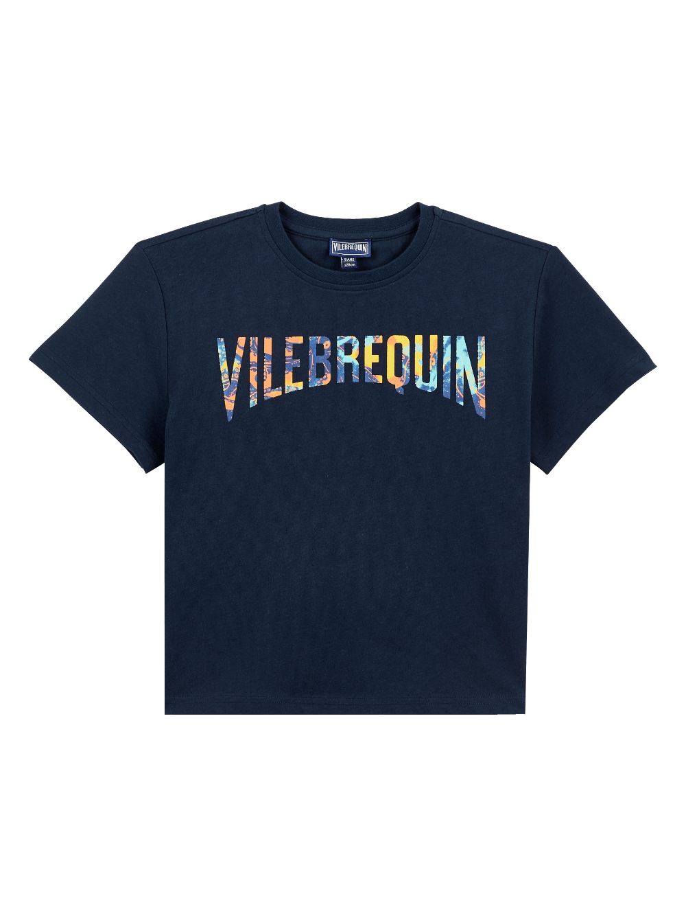 Vilebrequin T-Shirt aus Bio-Baumwolle mit Logo-Print - Blau von Vilebrequin