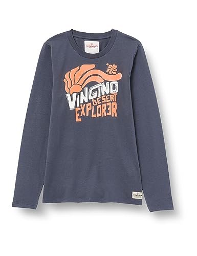 Vingino Boy's Jex Shirt, Ombre Blue, 176 von Vingino