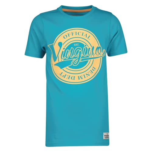 Vingino Boy's Josh T-Shirt, Arctic Blue, 128 von Vingino