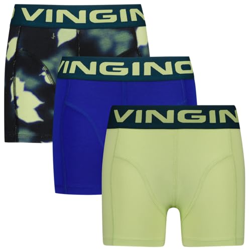 Vingino Boys B-243-3 Vintage Flower 3 Pack in Colour Key Lime in Size S Vingino Boys B-243-3 Vintage Flower 3 Pack in Colour Key Lime in Size S von Vingino
