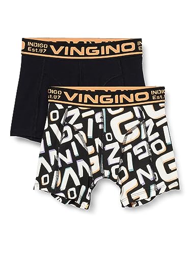 Vingino Boys Boxer B-233-7 2 Pack in Color Deep Black Size XS von Vingino