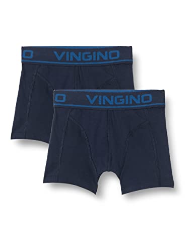 Vingino Jungen Boys (2-Pack) Boxer Shorts, Midnight Blue, 16 Jahre EU von Vingino