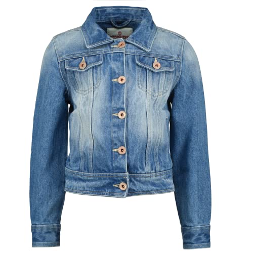Vingino Girl's Tropicana Jackets, Blue Vintage, 140 von Vingino