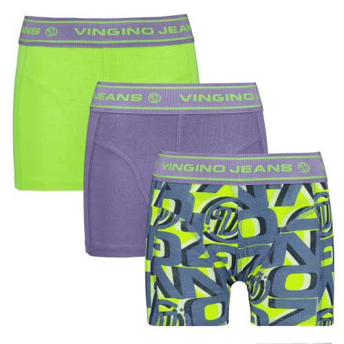 Vingino Jungen B-222-2 Verse tekst B 222 2 FRESH TEXT, Neon Yellow, 152 EU von Vingino