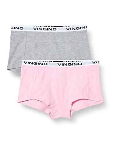 Vingino Mädchen Girls Boxer (2-Pack) Hipster Panties, Multicolor Pink, 16 Jahre EU von Vingino