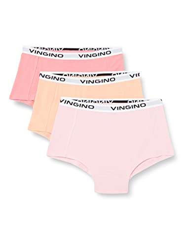 Vingino Mädchen Girls Boxer (3-Pack) Hipster Panties, Multicolor Pink, 16 Jahre EU von Vingino