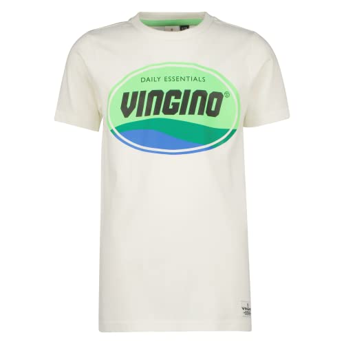 Vingino Boy's JIELD T-Shirt, Silver White, 152 von Vingino