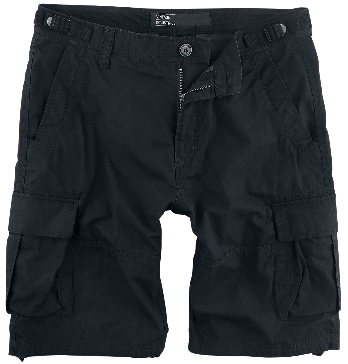 Vintage Industries Short - Terrance Short - S bis 3XL - für Männer - Größe S - schwarz von Vintage Industries