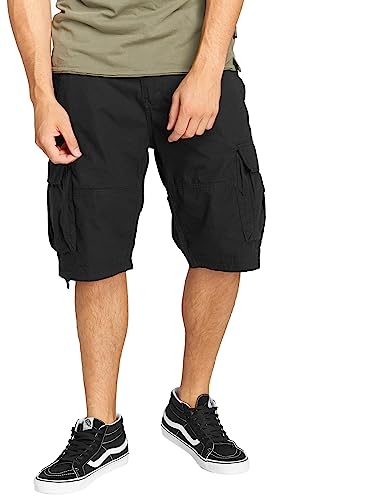 Vintage Industries Terrance Short Männer Short schwarz S 100% Baumwolle Basics, Streetwear von Vintage Industries