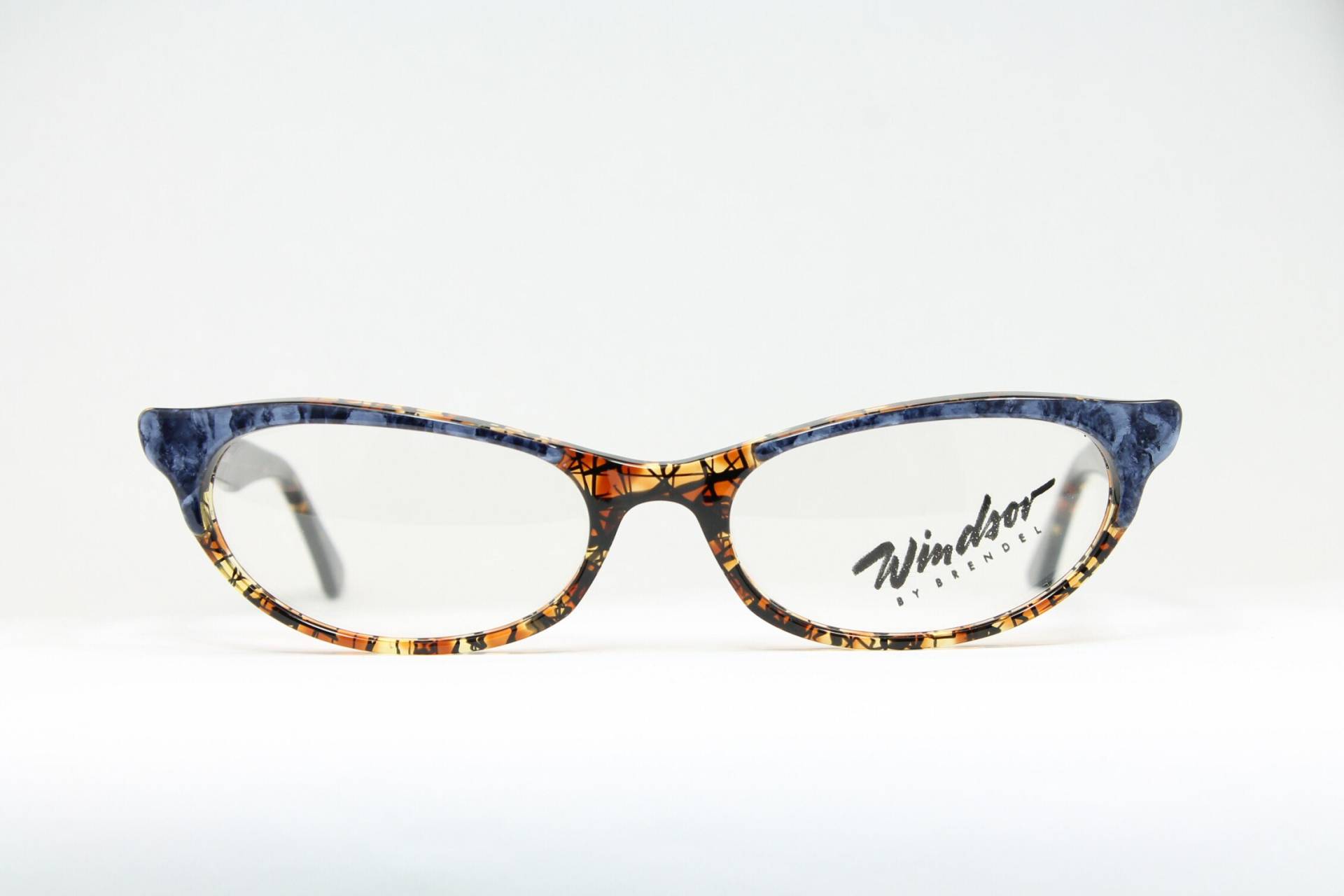 Cat Eye Windsor 105-341 Multicolor Schöner Vintage Brillen Gestell Gläser Lunettes Occhiali Gafas Bril Glasögon E100 von VintageGermanGlasses