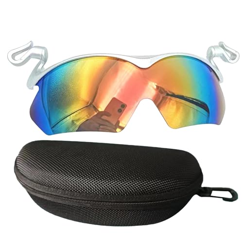 Virtcooy Clip-On-Sonnenbrille,Clip-On-Sonnenbrille polarisiert, Mehrzweck-Visier-Sonnenbrille, UV-Scz-Sonnenbrille, Stabile polarisierte Outdoor-Sonnenbrille, Fahrrad-Sonnenbrille für Damen und von Virtcooy