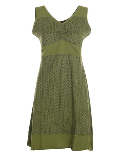 Vishes - Alternative Bekleidung - Kurzes Damen Kleid Blumentunika Hemdchen Hängerchen ärmellos Olive 42 Vishes - Alternative Bekleidung - Kurzes Damen Kleid Blumentunika Hemdchen Hängerchen ärmellos Olive 42 von Vishes