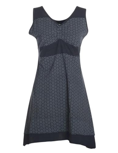 Vishes - Alternative Bekleidung - Kurzes Damen Kleid Blumentunika Hemdchen Hängerchen ärmellos schwarz 44-46 Vishes - Alternative Bekleidung - Kurzes Damen Kleid Blumentunika Hemdchen Hängerchen ärmellos schwarz 44-46 von Vishes