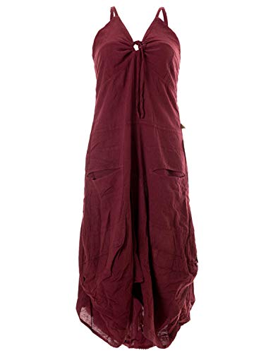 Vishes - Alternative Bekleidung - Lagenlook Ballonkleid mit verstellbaren Trägern dunkelrot 42 Vishes - Alternative Bekleidung - Lagenlook Ballonkleid mit verstellbaren Trägern dunkelrot 42 von Vishes
