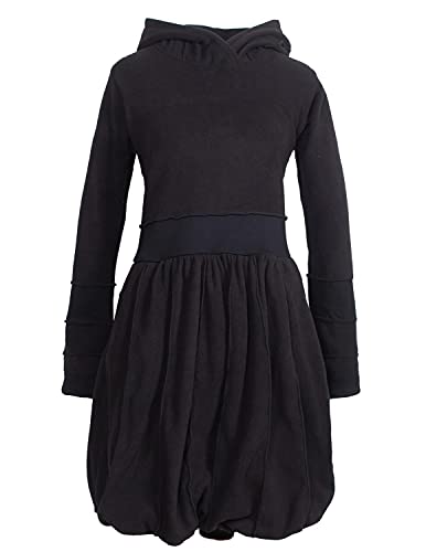 Vishes - Alternative Bekleidung - Langarm Damen Eco Fleecekleid Winterkleid Kapuzenkleid Ballonkleid schwarz 38 Vishes - Alternative Bekleidung - Langarm Damen Eco Fleecekleid Winterkleid Kapuzenkleid Ballonkleid schwarz 38 von Vishes
