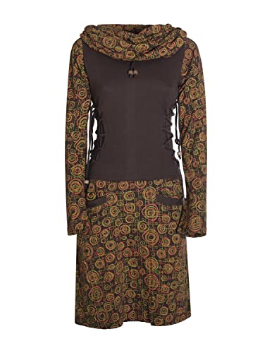Vishes - Alternative Bekleidung - Langarm Damen Kleid Jerseykleid Strickkleid Sweatshirtkleid - Kleid Damen Langarm Kleid Herbst braun 40 Vishes - Alternative Bekleidung - Langarm Damen Kleid Jerseykleid Strickkleid Sweatshirtkleid - Kleid Damen Langarm Kleid Herbst braun 40 von Vishes