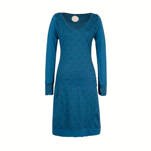 Vishes - Alternative Bekleidung - Leichtes Jerseykleid Damen Langarm Kleider Sweatkleid Punkte türkis 46 Vishes - Alternative Bekleidung - Leichtes Jerseykleid Damen Langarm Kleider Sweatkleid Punkte türkis 46 von Vishes