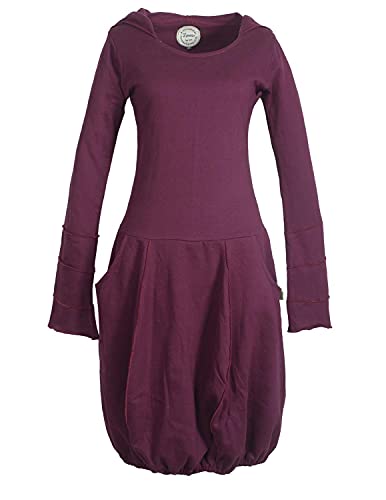 Vishes - Alternative Bekleidung - Warmes Damen Langarm Winterkleid Ballonkleid Baumwoll-Kleid Zipfelkapuze dunkelrot 40-42 Vishes - Alternative Bekleidung - Warmes Damen Langarm Winterkleid Ballonkleid Baumwoll-Kleid Zipfelkapuze dunkelrot 40-42 von Vishes