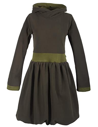 Vishes - Alternative Bekleidung - Warmes Langarm Ballonkleid aus recyceltem Fleece mit Kapuze Olive 36 Vishes - Alternative Bekleidung - Warmes Langarm Ballonkleid aus recyceltem Fleece mit Kapuze Olive 36 von Vishes