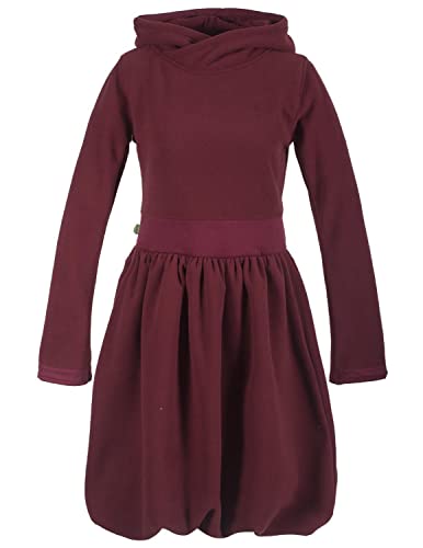Vishes - Alternative Bekleidung - Warmes Langarm Ballonkleid aus recyceltem Fleece mit Kapuze dunkelrot 48 Vishes - Alternative Bekleidung - Warmes Langarm Ballonkleid aus recyceltem Fleece mit Kapuze dunkelrot 48 von Vishes