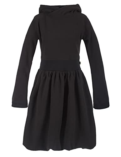 Vishes - Alternative Bekleidung - Warmes Langarm Ballonkleid aus recyceltem Fleece mit Kapuze schwarz 48 Vishes - Alternative Bekleidung - Warmes Langarm Ballonkleid aus recyceltem Fleece mit Kapuze schwarz 48 von Vishes