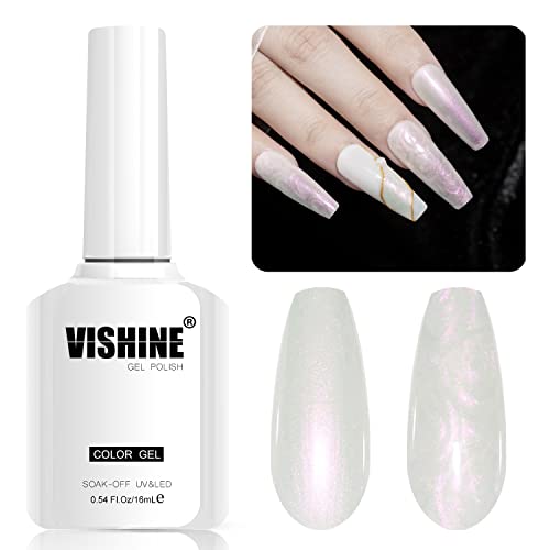 Vishine 16ml Perle Gel Nagellack, Glitter Zeichnung Gel Polish Schimmer Meerjungfrau Nagelgel Soak Off UV Gel für Nail Art Salon Home DIY Maniküre M157 Vishine 16ml Perle Gel Nagellack, Glitter Zeichnung Gel Polish Schimmer Meerjungfrau Nagelgel Soak Off UV Gel für Nail Art Salon Home DIY Maniküre M157 von Vishine