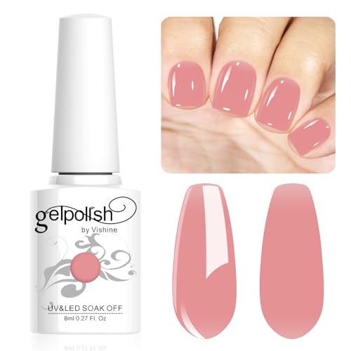 Vishine 8ml Gel Nail Polish Deep Pink Gel Polish Sheer Neutral Color Jelly Gel Nail Polish Natural Translucent Soak Off UV Gel Nail Art French Manicure L141 Vishine 8ml Gel Nail Polish Deep Pink Gel Polish Sheer Neutral Color Jelly Gel Nail Polish Natural Translucent Soak Off UV Gel Nail Art French Manicure L141 von Vishine