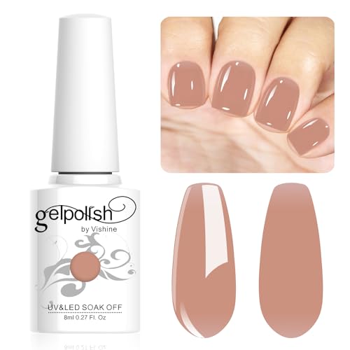 Vishine 8ml Gel Nail Polish Jelly Light Brown Gel Polish Sheer Neutral Color Jelly Gel Nail Polish Natural Translucent Soak Off UV Gel Nail Art Manicure L143 Vishine 8ml Gel Nail Polish Jelly Light Brown Gel Polish Sheer Neutral Color Jelly Gel Nail Polish Natural Translucent Soak Off UV Gel Nail Art Manicure L143 von Vishine