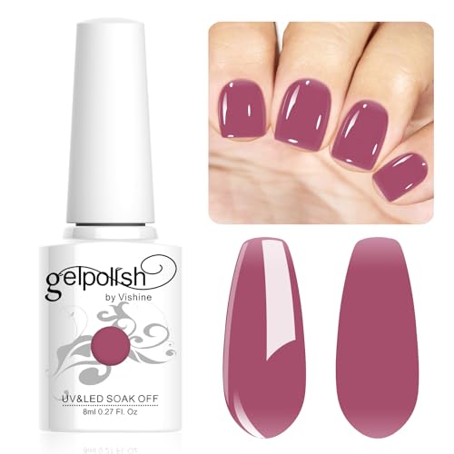Vishine 8ml Gel Nail Polish Jelly Magenta Purple Gel Polish Sheer Neutral Color Jelly Gel Nail Polish Natural Translucent Soak Off UV Gel Nail Art Manicure L157 Vishine 8ml Gel Nail Polish Jelly Magenta Purple Gel Polish Sheer Neutral Color Jelly Gel Nail Polish Natural Translucent Soak Off UV Gel Nail Art Manicure L157 von Vishine