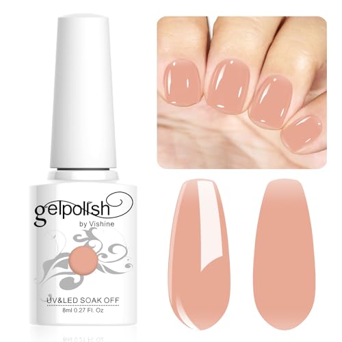 Vishine 8ml Gel Nail Polish Nude Gel Polish Sheer Neutral Color Jelly Gel Nail Polish Natural Translucent Soak Off UV Gel Nail Art French Manicure L142 Vishine 8ml Gel Nail Polish Nude Gel Polish Sheer Neutral Color Jelly Gel Nail Polish Natural Translucent Soak Off UV Gel Nail Art French Manicure L142 von Vishine