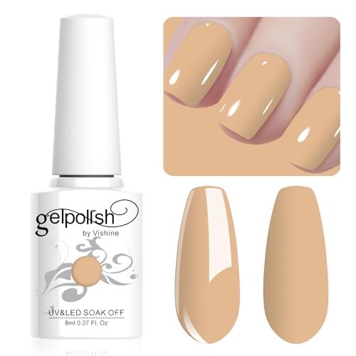 Vishine 8ml Pastel Gel Nail Polish Macaroon Gel Polish Soft Bright Colors Long-Lasting Soak Off Nail Art Manicure Salon at Home, L187 Vishine 8ml Pastel Gel Nail Polish Macaroon Gel Polish Soft Bright Colors Long-Lasting Soak Off Nail Art Manicure Salon at Home, L187 von Vishine