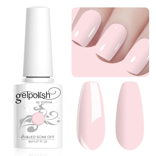 Vishine Gel Nail Polish, 1Pcs 8ml MistyRose Gel Polish Soak Off UV LED Gel Nail Art DIY Gel Nail Manicure for Girls Women #048 Vishine Gel Nail Polish, 1Pcs 8ml MistyRose Gel Polish Soak Off UV LED Gel Nail Art DIY Gel Nail Manicure for Girls Women #048 von Vishine