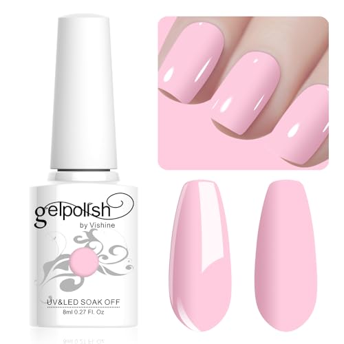Vishine Nagellack, 8ml Pink UV LED Gel Polish Soak Off für Nail Art DIY Maniküre, Frauen und Mädchen #049 Vishine Nagellack, 8ml Pink UV LED Gel Polish Soak Off für Nail Art DIY Maniküre, Frauen und Mädchen #049 von Vishine