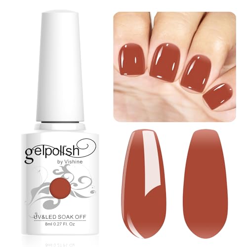 Vishine Neutral Gel Nail Polish 8ml Sheer Red Color Jelly, Natural Translucent Soak Off U V LED Nail Lamp Translucent Nail Art Gel L135 Vishine Neutral Gel Nail Polish 8ml Sheer Red Color Jelly, Natural Translucent Soak Off U V LED Nail Lamp Translucent Nail Art Gel L135 von Vishine